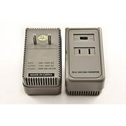 Simran 1875 Watts International Travel Voltage Converter for 110V USA Products in 220V / 240V Countries. مثالية لمجففات الشعر والهاتف وأجهزة iPod وشواحن الكاميرا وشواحن إلخ. موديل SM-1875