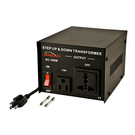 Simran AC-500 Step Up/Down Voltage Converter Transformer 110V/220V - 500 Watts