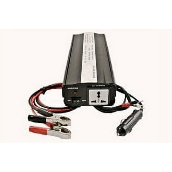 Simran DF1753-500 - DC / AC Power Inverter Converts 12 Volt DC Car Battery Power to 110V / 120 Volt AC Household Power - 500 Watt