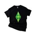 thumbnail image 1 of Sims Plumbob T-Shirt with Iconic Green Diamond for Game Fans, for men & women, up to size 5XL, 1 of 3