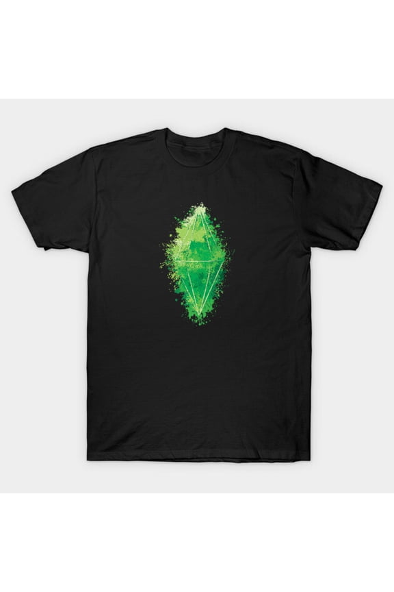 Sims Splatter Colorful Virtual Life Simulator Game Fan Wear Unisex T-Shirt, up to size 3XL.