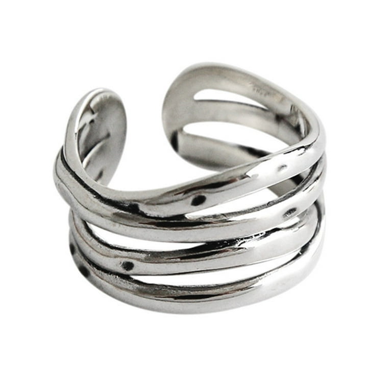 Simu Ring Female Fashion Personality Ring Simple Ladies Rings