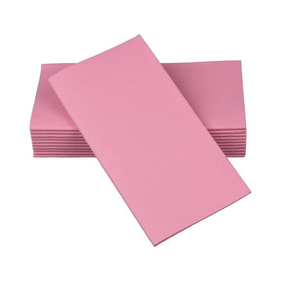 SimuLinen 16x16 Signature Color Dinner Napkins - Bubble Gum Pink - Box of 50