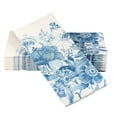 thumbnail image 1 of SimuLinen 19”x17” Signature Dinner Napkins – Blue Garden – Box of 60, 1 of 6