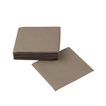 SimuLinen Cocktail and Party Napkins Beverage Napkins - BEIGE GREY