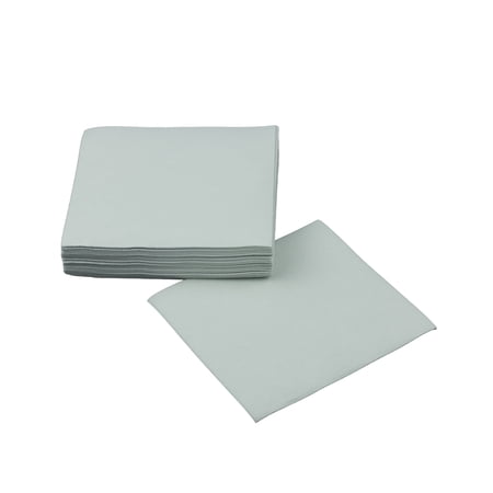 SimuLinen Cocktail and Party Napkins Beverage Napkins - LIGHT GREY - 250 Beverage Napkins
