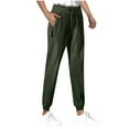 thumbnail image 1 of Simua Jogger for Women Summer Zip Pocket Sweatpants Casual Drawstring Elastic Waist Workout Running Pants, 1 of 6