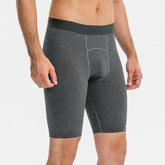 Simua Men's 5-Inch Compression Shorts | Breathable Athletic Fitness Tights For Summer Gym Running Yoga