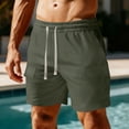 thumbnail image 1 of Simua Men's Athletic Cargo Shorts | Elastic Waist Contrast Drawstring Pockets For Summer Basketball Gym Casual, 1 of 5
