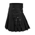 thumbnail image 1 of Simua Men's Utility Kilt | Pleated Skirt with Cargo Pockets Adjustable Waist for Festival Medieval Casual Daily Wear, 1 of 4