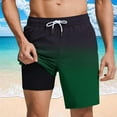 thumbnail image 1 of Simua Men's Gradient Swim Trunks | With Compression Liner & Drawstring Waist Beach Shorts, 1 of 6