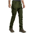 thumbnail image 1 of Simua Men's Fleece-Lined Winter Pants with Thermal Insulation - Warm Thick Pants for Cold Weather Protection, 1 of 6