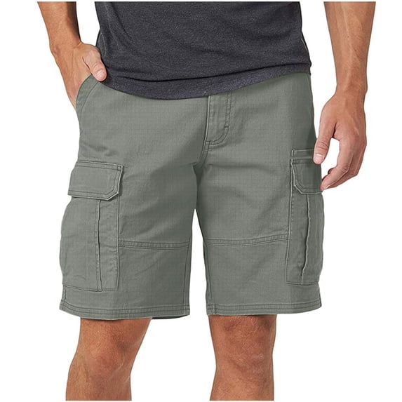 Simua Men's Cargo Shorts | Multi-Pocket Polyester Spandex For Summer Spring Fall Casual Gym
