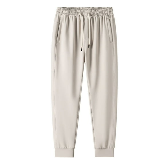 Simua Men's Performance Jogger Pants with Elastic Cuffs - Modern Tapered Fit Pants for Athletic and Casual Wear