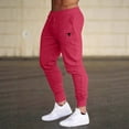 thumbnail image 1 of Simua Men's Slim Fit Jogger Pants | Thin Polyester Drawstring Waist Deep Pockets for Outdoor Fitness Running Casual Wear, 1 of 4