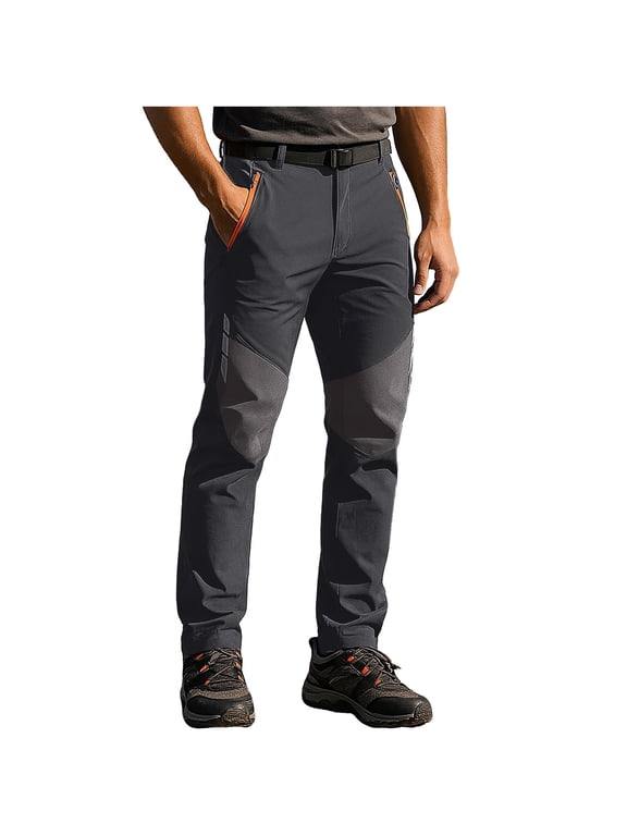 Simua Men's Thermal Base Layer Pants with Fleece Lining - Warm Slim Fit Pants for Cold Weather (XL-XXXXXL)
