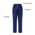 thumbnail image 1 of Simua Men's and Women's Straight Leg Scrub Pants | Elastic Drawstring Waist Multi Pockets Nursing Work Trousers for Daily All Season Wear, 1 of 7