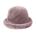 thumbnail image 1 of Simua Women Bucket Hats Winter Fashion Plush Fleece Lined Wide Brim Soft Casual Headwear for Fall Winter Daily Outdoor Walking, 1 of 6