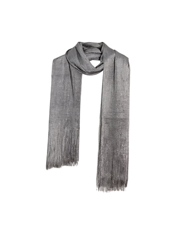 Women Scarf Wrap Shawl Long Knit Fringe Tassel Soft for Party Fall Winter Daily Outdoor