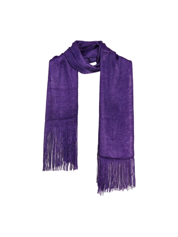 Women Scarf Wrap Shawl Long Knit Fringe Tassel Soft for Party Fall Winter Daily Outdoor