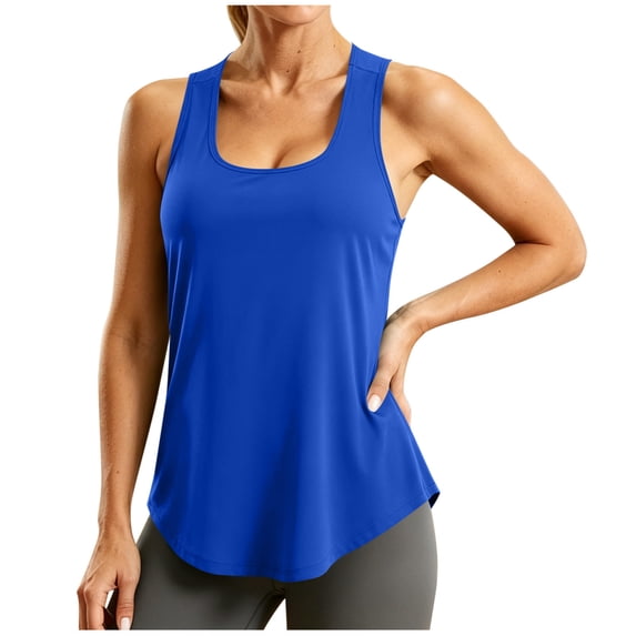 Simua Women Spring Summer Sleeveless Tank Tops Square Neck Pleated Blouse Solid Color Pullover Shirt