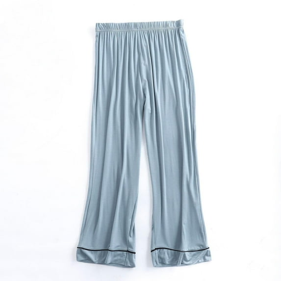 Simua Women Summer Pants Elastic Waist Loose Baggy Trouser