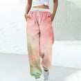 thumbnail image 1 of Simua Women's Cinch Bottom Sweatpants with Pockets Tie-Dye Baggy Elastic Waist Drawstring Trousers for Casual Gym and Jogging, 1 of 5