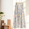 thumbnail image 1 of Wensltd Women's Comfy Pajama Pants Print Casual Thin Wide Leg Lounge Pants, 1 of 3