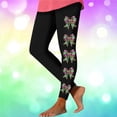 thumbnail image 1 of Simua Women's Mardi Gras Print High Waist Tight Yoga Leggings Polyester Spandex Casual Fashion Base Pants for Gym Leisure Daily Wear, 1 of 5