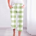 thumbnail image 1 of Wensltd Womens Capris Pants Drawstring Loose Trousers with Pockets, 1 of 5