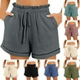 thumbnail image 1 of Simua Womens Casual Shorts High Waisted Fashion Beach Shorts Cute Comfy Summer Shorts with Pockets, 1 of 9
