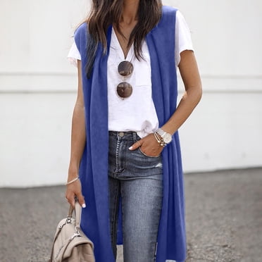 Long Cardi Sweater Vest main image 0