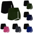 thumbnail image 1 of Simua Womens Workout Yoga Shorts 2PC Soft Solid Stretch Active Running Volleyball Beach Shorts, 1 of 9