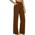 thumbnail image 1 of Simua Yoga Pants Women Wide Leg Pants with Pockets High Waist Stretch Sports Fitness Casual Sweatpants, 1 of 5