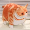 thumbnail image 1 of Simulated 3D Super Soft Fat Cat Stuffed Animal，Lifelike Cat Plush Pet Toy Pillow Home Decor Gift, 1 of 9