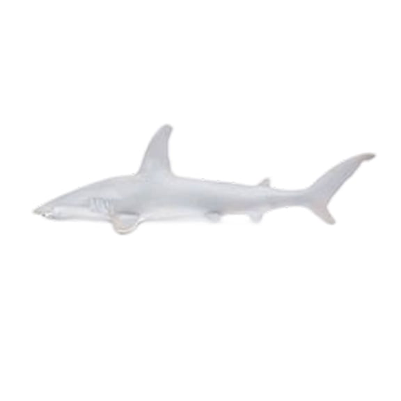 Simulated 48Cm Marine Animal Model Sea Creature Oversized Soft Rubber Stuffed White Shark Toy
