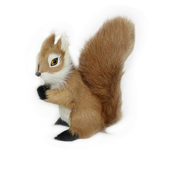 Simulated Animal Squirrel Plush Realistic Christmas Tree Ornament Christmas Christmas Stocking Filler Desktop Ornament Home Decor