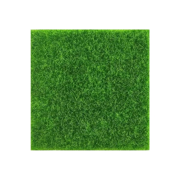 Simulated Artificial Green Moss Square Pad No Maintenance Evergreen Mat Portable Photo Background DIY Miniature Fairy Garden Tabletop Scene Craft Decor Material
