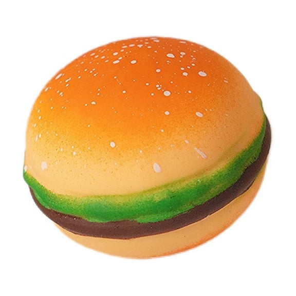 Simulated Burger Creative Solution Squishy - Sensory Squeeze with Dreamy Smooth Squeeze