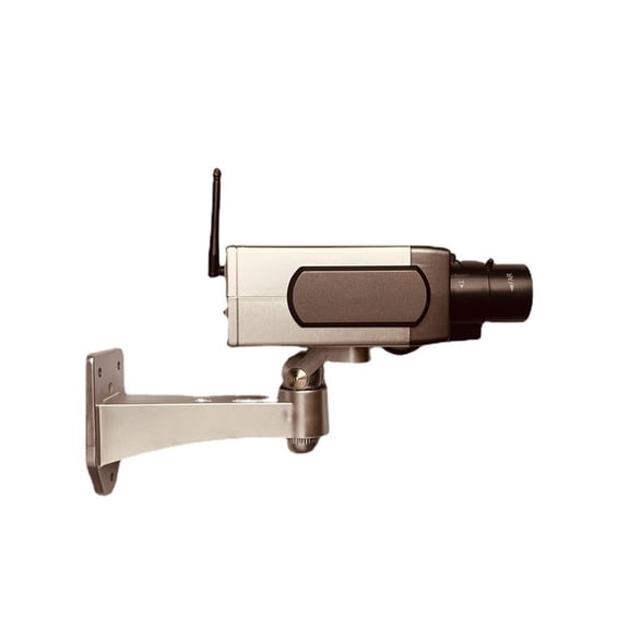 Simulated CCTV Camera Device Realistic Appearance Plastic Housing Visible Burglar Deterrents Systems