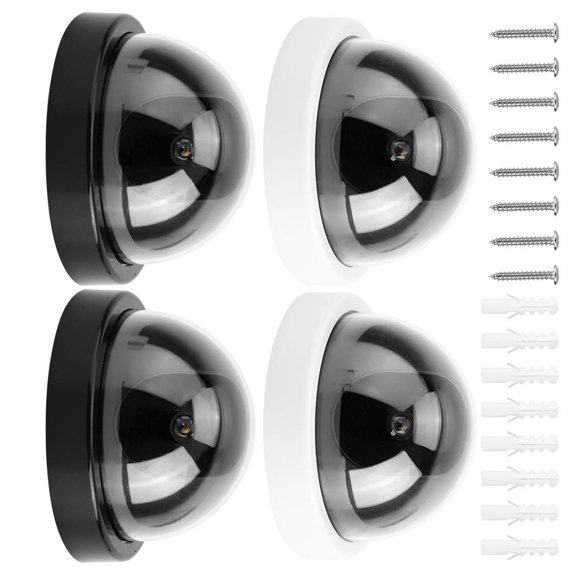 Simulated CCTV Camera Security Device LED Effect Weatherproof ABS No Wiring Required for Garage Doorway