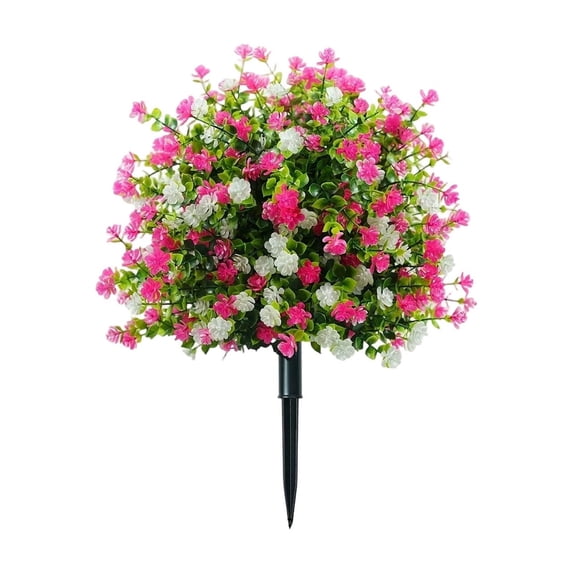 Simulated Camellia Artificial Plants | Plastic | 17.72 in | Red