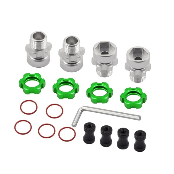 Simulated Car Metal Adapter Upgrades for 1/10 Remote Car for Truck Model Car Control Hub Upgrades 17mm Hub