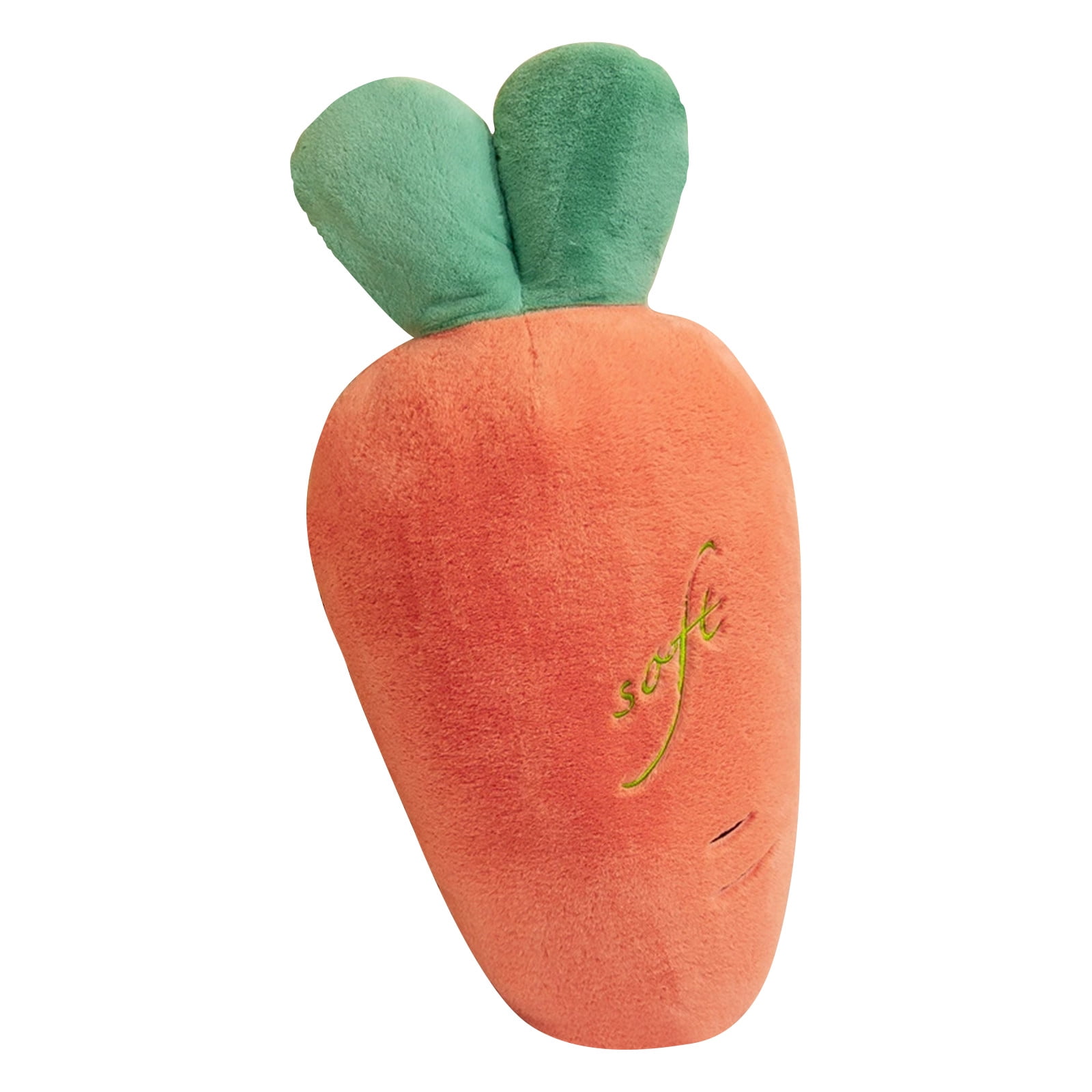Simulated Carrot Plush Pillow - Soft & Q弹 Long Carrot Plush Toy, 20inch Orange Carrot with Rabbit Fur Material - for Kids, Adults, Bedroom, Living Room, Office, Nap, Decor, Gift