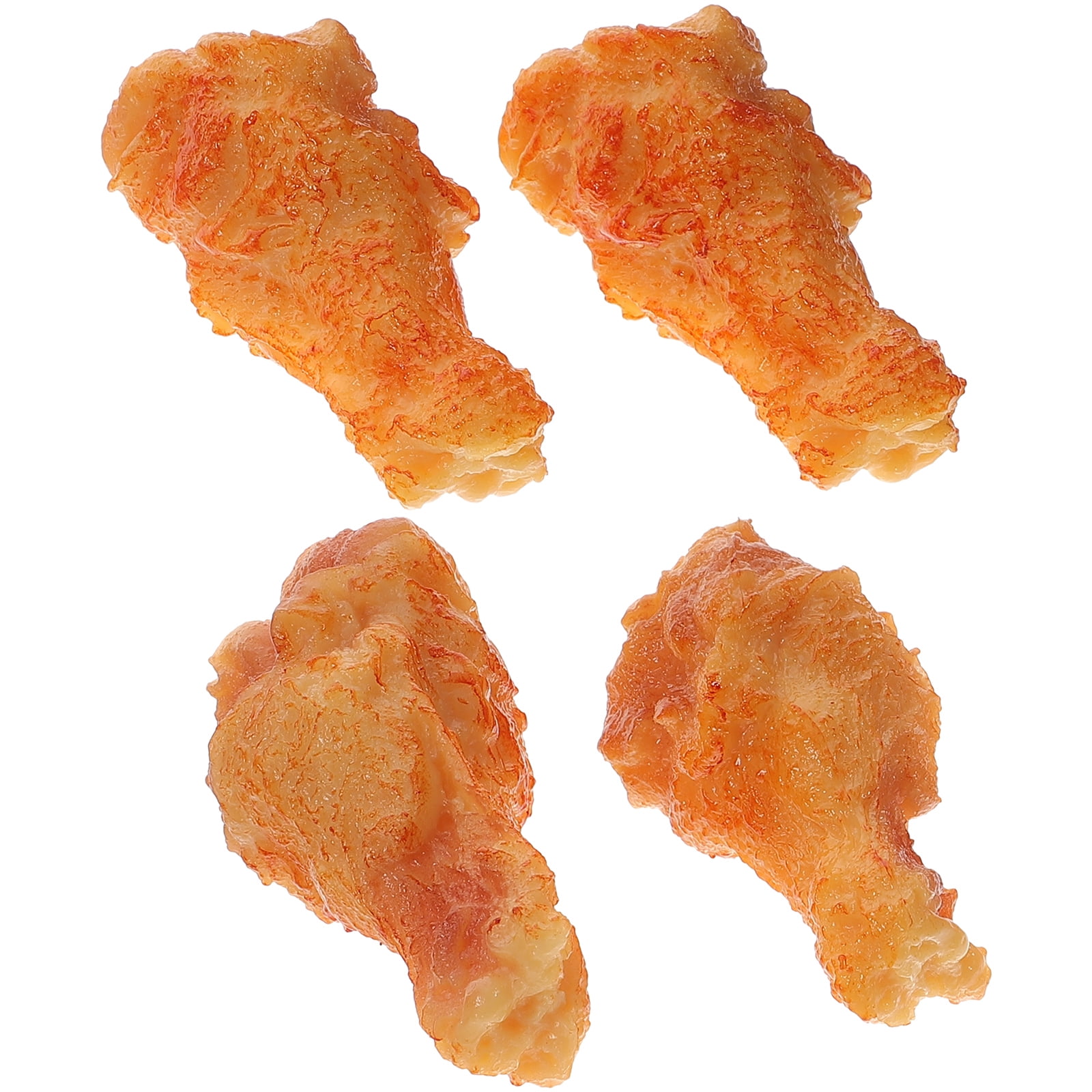 5Pcs Fake Fried Chicken Leg Models - Lifelike Plastic Drumstick Decor For Kitchen, Restaurant Display & Photo Props