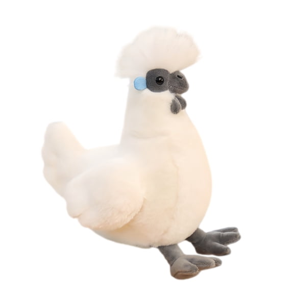 Simulated Chicken Stuffed Animal 11.8in Super Soft Hen Plush Toy Birthday Gift Home Decor