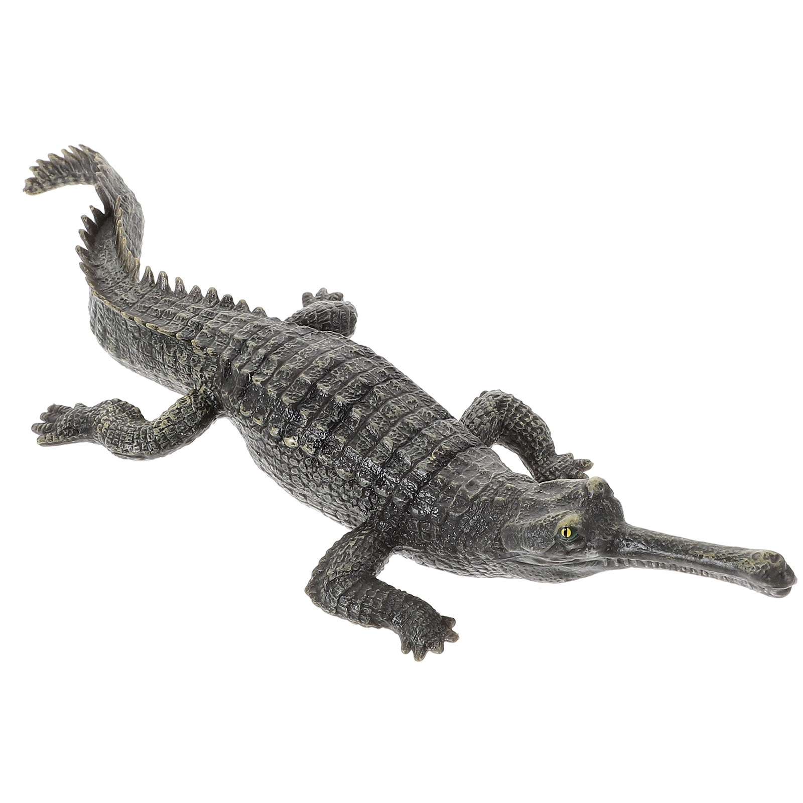 Simulated Crocodile Model Wildlife Jungle Animal Figure Toy