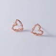 thumbnail image 1 of Simulated Diamond Women's Fancy Stud Earring 14K Rose Gold Plated 1Ct Round Cut, 1 of 1