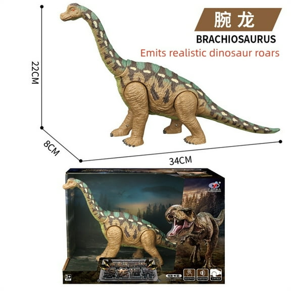 Simulated Dinosaur Toys for Toddlers, Realistic Jurassic World Toys for Kids, Jumbo Dinosaur Toys for Boys and Girls Gift(BRACHIOSAURUS-Sound)