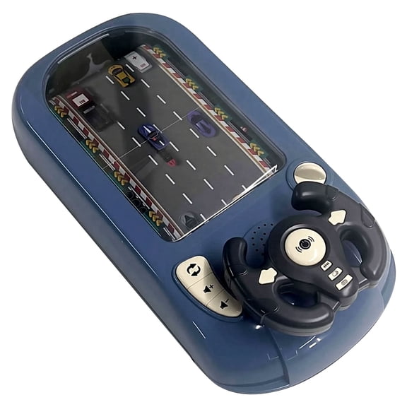 Simulated Driving Racing Car Game, Car Racing Adventure Toy with Steering Wheel, Racing Adventure Car Steering Wheel Driving Games with Musical for Christmas Birthday Gift